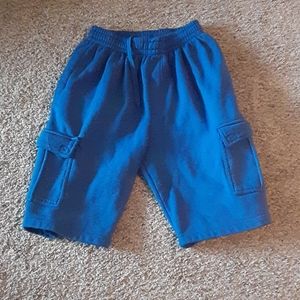 Blue Pro X Cargo Cotton Shorts